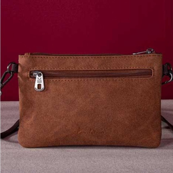 New Montana West Clutch Crossbody Native American embroidered And Studded Purse - Picture 2 of 2